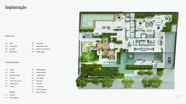 Térreo da casa e 2º pavimento da torre, Moinhos de Vento, Porto Alegre
