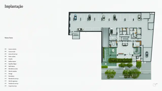Térreo da torre, Moinhos de Vento, Porto Alegre